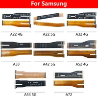 20 pcs for samsung a72 a22 a33 a42 a52 a32 4g a53 5g main board conector usb charge flex cable