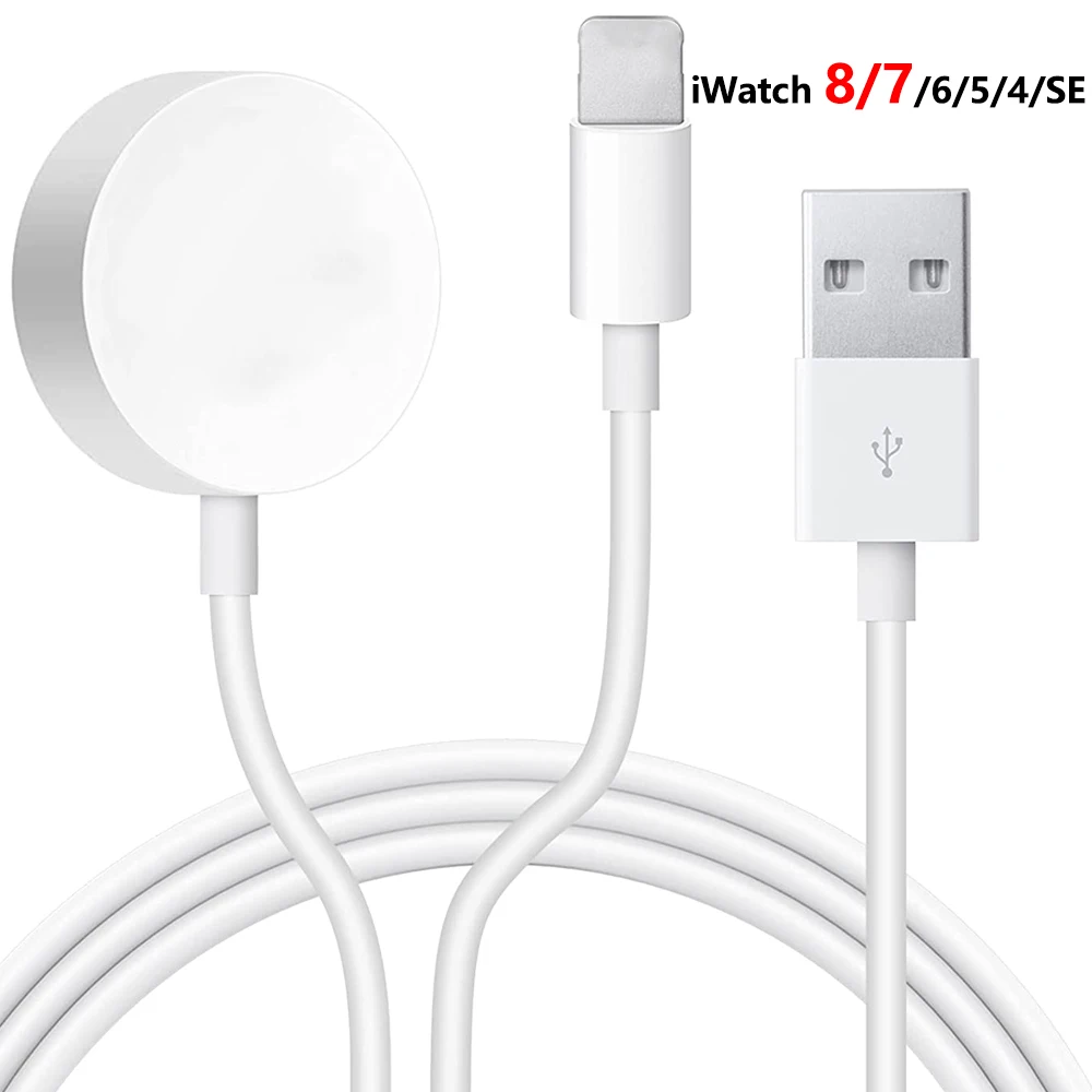 

Watch Charger Compatible with Apple Watch Charger Series Ultra 8 7 6 5 4 3 2 1 SE USB Magnetic Fast Charging Cable iwatch