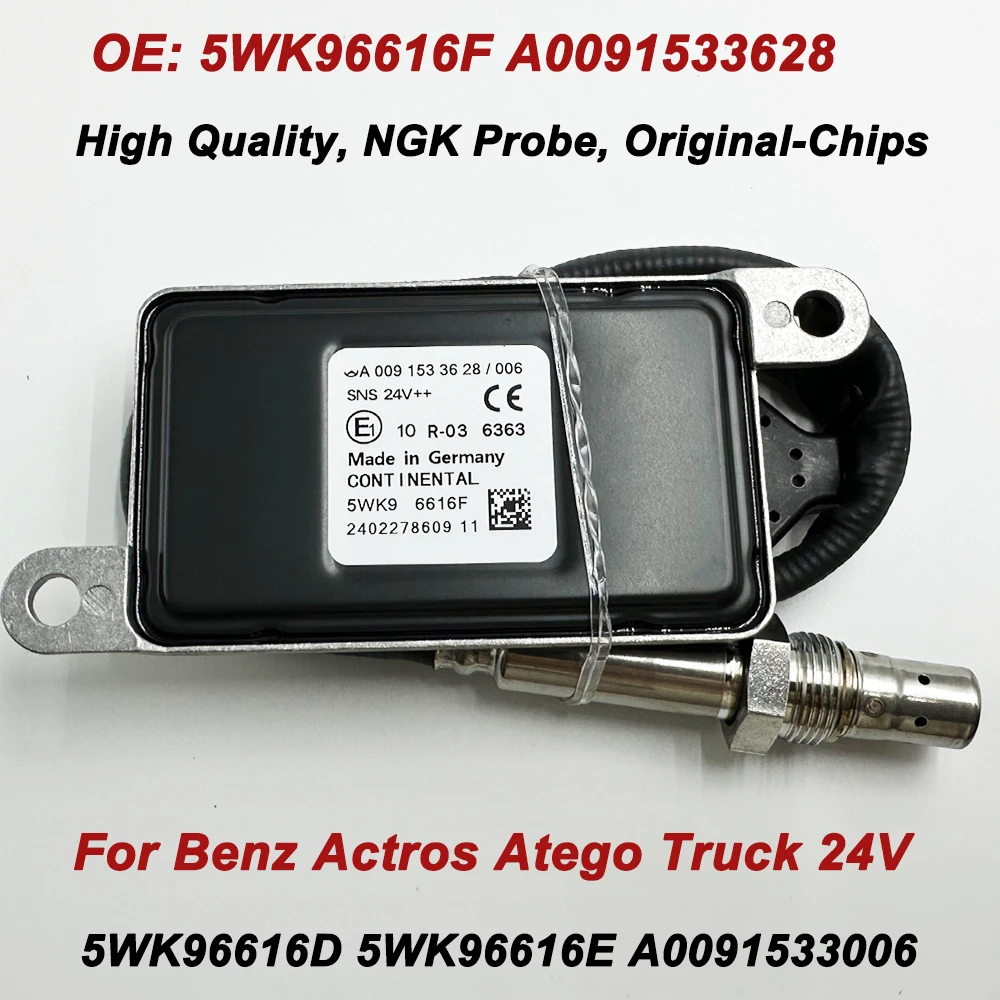 Высококачественные микросхемы флуоресцентный датчик кислорода 5WK96616F A009153362 24 В Nox