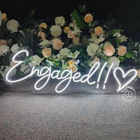 ineonlife engaged miss to mr custom wedding marry neon sign led light confession bedroom art wall decoration aesthetic lamp usb