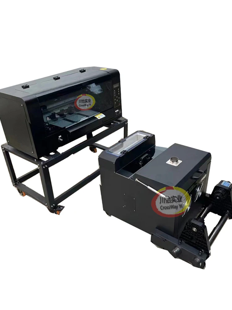 PET Film DTF Printer 60cm 30cm DTG T-Shirt Transfer Printing Machine With Two Epson XP600 I3200 Printhead