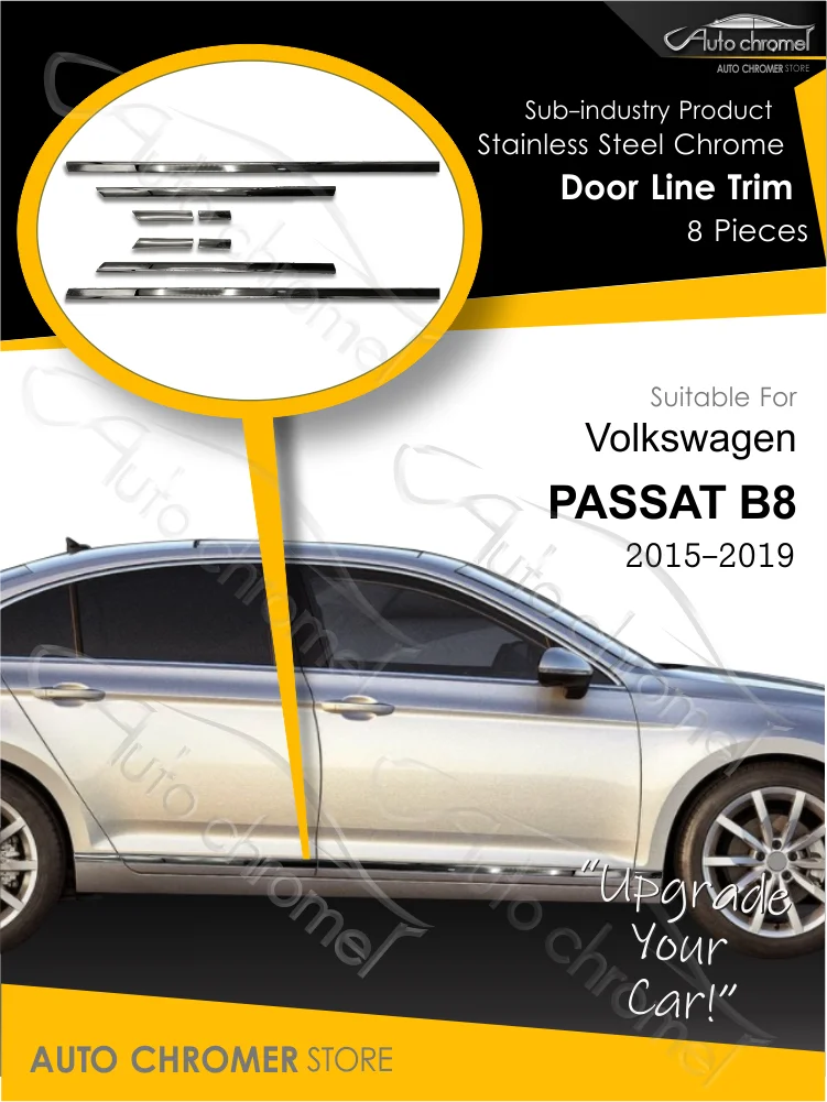 Хромированные автомобильные аксессуары для VW Passat B8 накладки на боковые двери