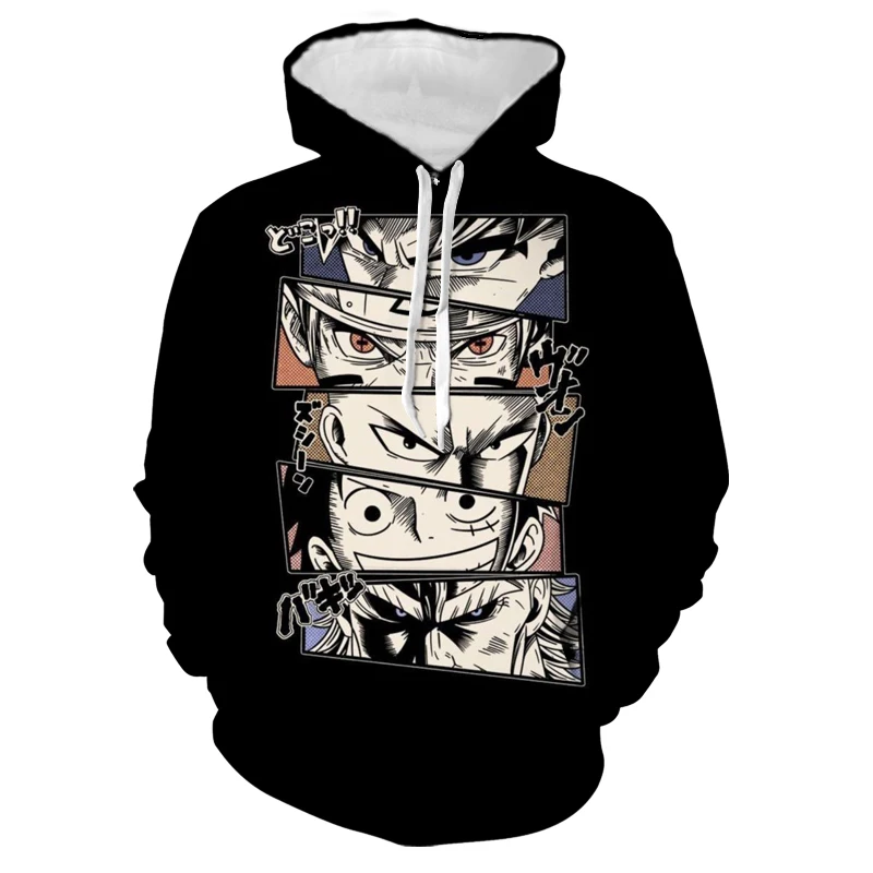 

Spring Hoodie Casual Men's Fashion Hip Hop Sweatshirt 3D Printed Streetwear Sauron One Piece Cosplay Sweatshirt