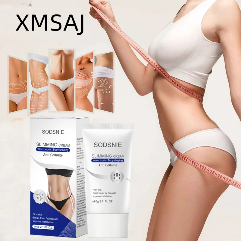 

60G Slimming Cream Weight Loss Remove Cellulite Sculpting Fat Burning Massage Firming Lifting Quickly Niacinamide Body Care