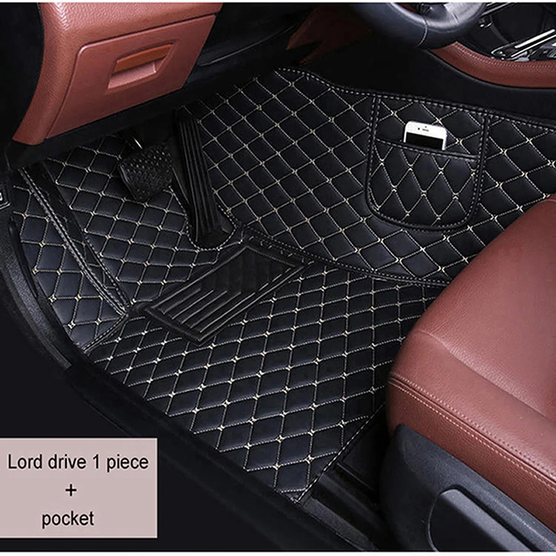 main driver 1 seat Car floor mats for Volkswagen vw passat b5 6 vw polo sedan golf tiguan jetta touran touareg floor mats for