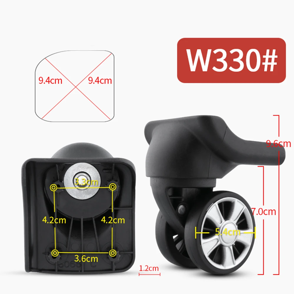 Wheel Replacement Trunk Caster Accessories Wheel Castor Wheels Furniture Caster Travel Suitcase Wheel