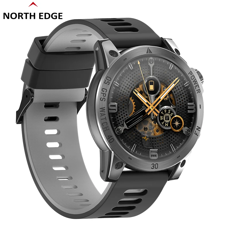 NORTH EDGE Cross Fit 3 GPS Часы Мужские Спортивные 1.43 HD AMOLED Дисплей 50M Банкомат Высотомер