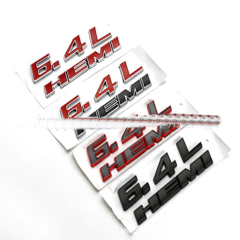 

(buy one get one free) ABS Dodge 6.4L HEMI Car Stickers For RAM 1500 2500 sticker on the car car stickers auto stickers