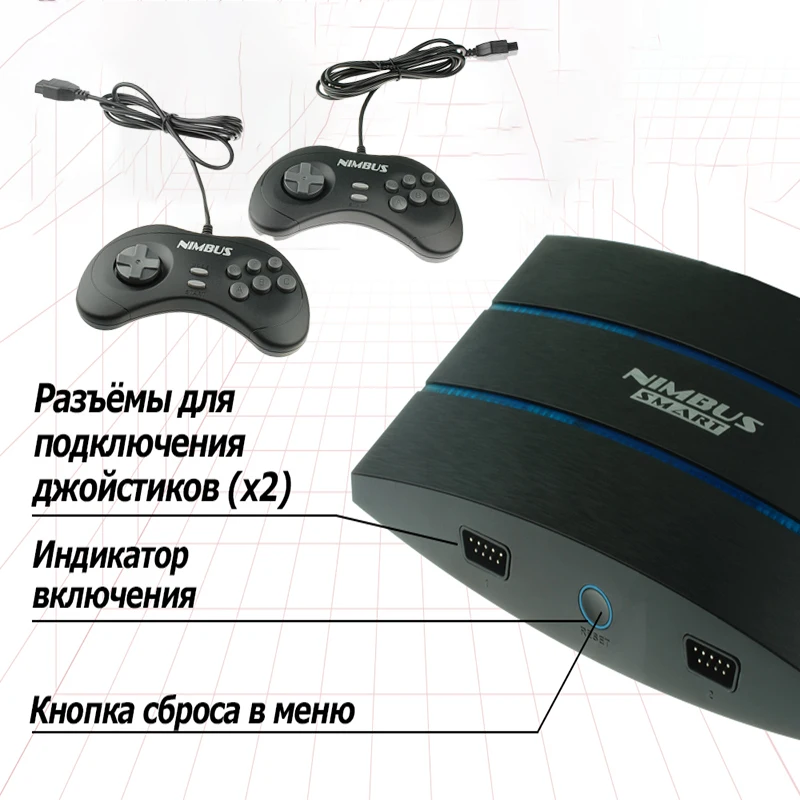 Денди сега приставка Nimbus Smart 740 игр денди hdmi игровая к тв |