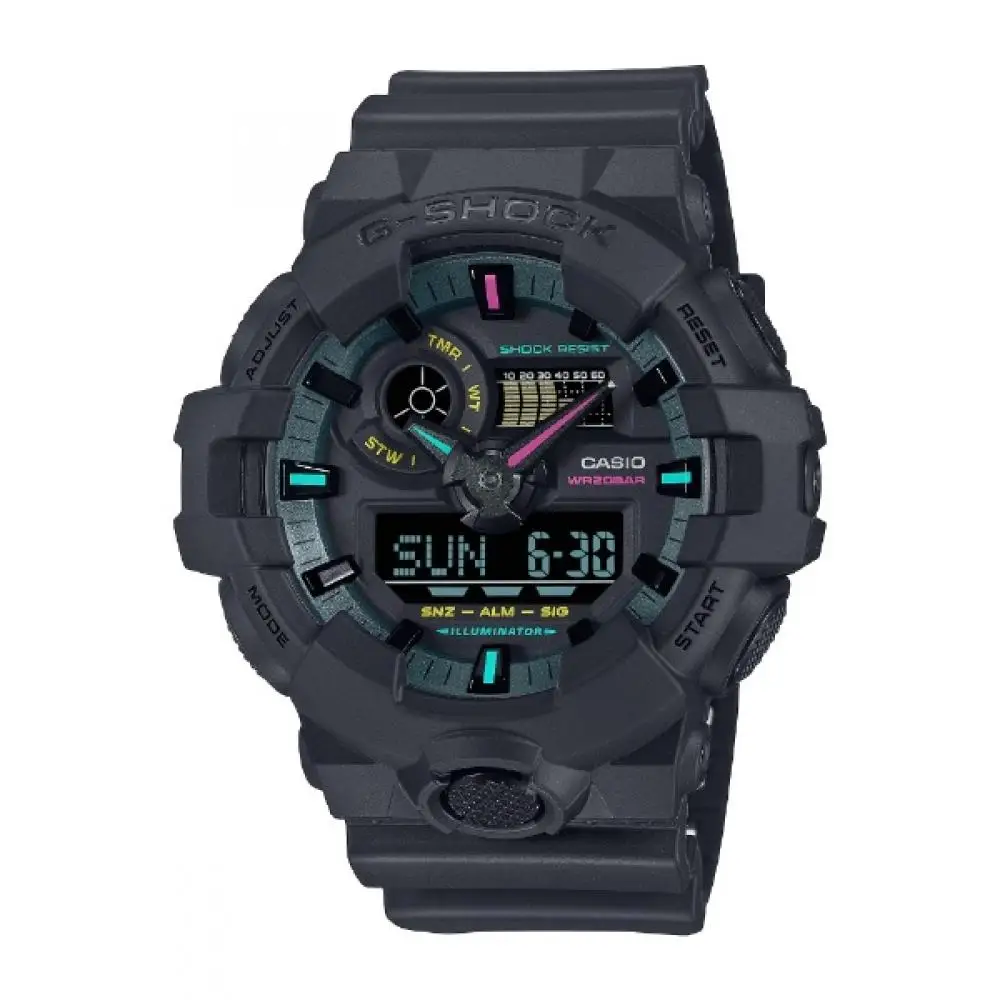 Часы наручные цифровые для мужчин Casio G SHOCK Multi Fluorescent цвет в ассортименте |