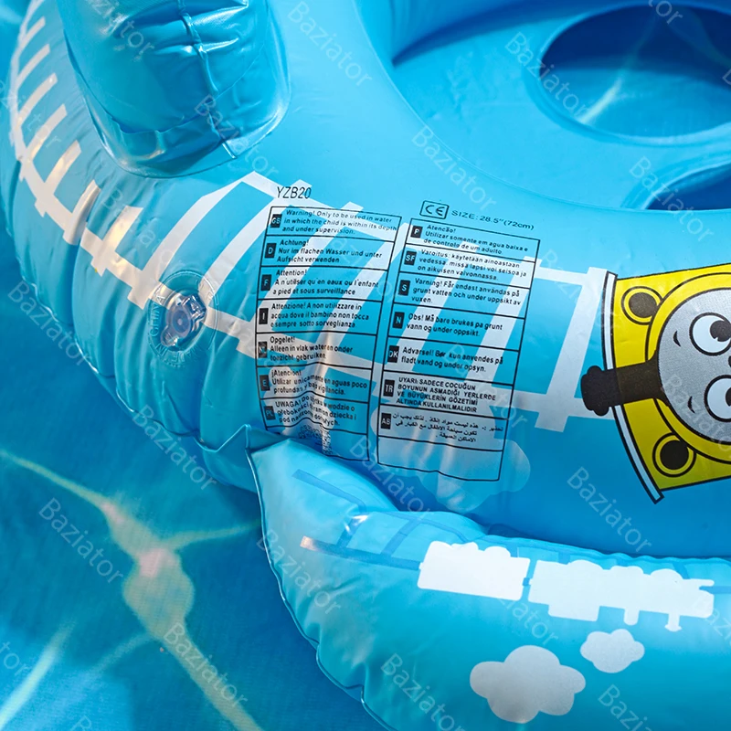 Надувной круг для плавания детский с трусами и спинкой купания у воды в бассейне