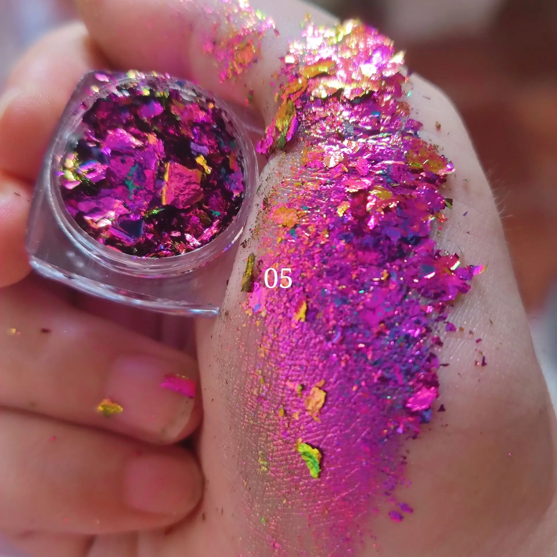 1 г/лот хромированная хамелеоновая многохромная блестящая помада разных цветов