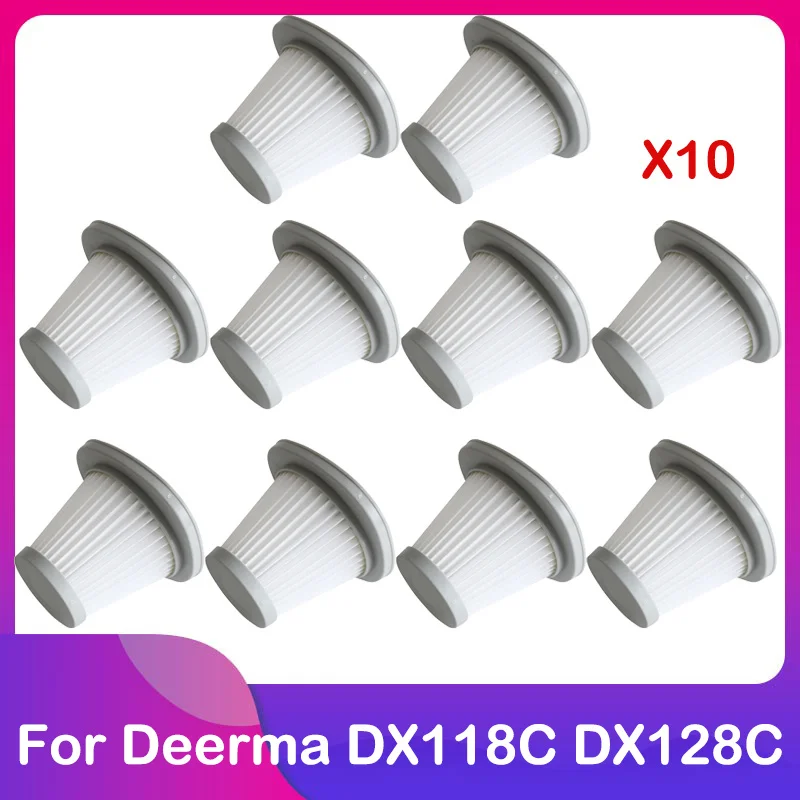 

Spare HEPA Filter For Deerma DX118C DX128C Cordless Handheld Vacuum Cleaner Replacement Accessories Parts