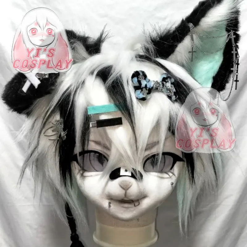 Кигуруми с пушистой головой для косплея Yis сделанная на заказ