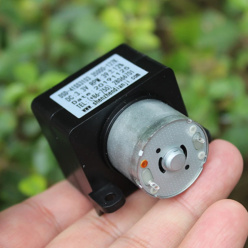 Двигатель с редуктором постоянного тока 310, 3,3 В, 35-39 об/мин, диаметр вала 5 мм, 1 шт., для самостоятельной сборки игрушек-роботов