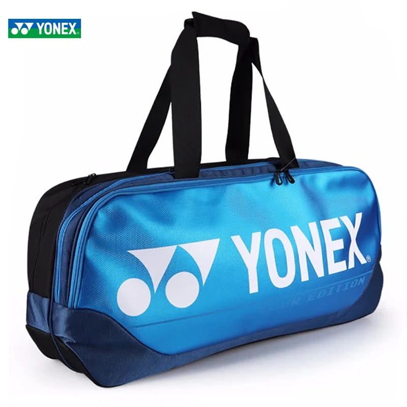 YONEX Pro Tour Edition 6 Rackets Badminton Bag Large Capacity Waterproof Women Men Badminton Carrying Bag with Druable Bottom