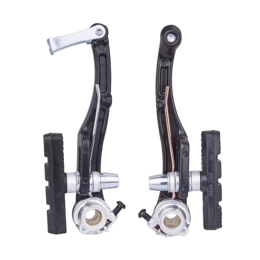 V brake Calipers High Quality Mountain Bicycle MTB Road BMX Cruiser Bike Linear Pull V Brake Calipers Set Brake Pads Shoes Cheap