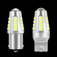 1x turn signal led lights taillights 21smd 3030 chips backup reversing lamp for car t20 w21w w215w 7443 7440 led t25 3156