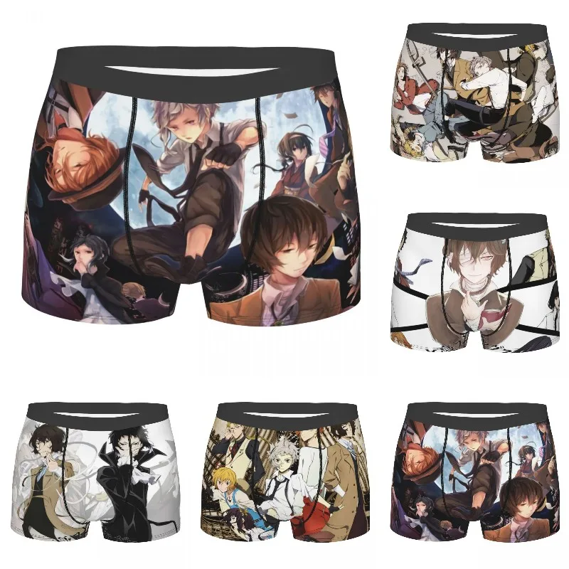 

Dazai Osamu Bungou Stray Dogs Nakajima Atsushi TV Series Boxer Shorts Men 3D Print Male Breathbale Underwear Panties Briefs