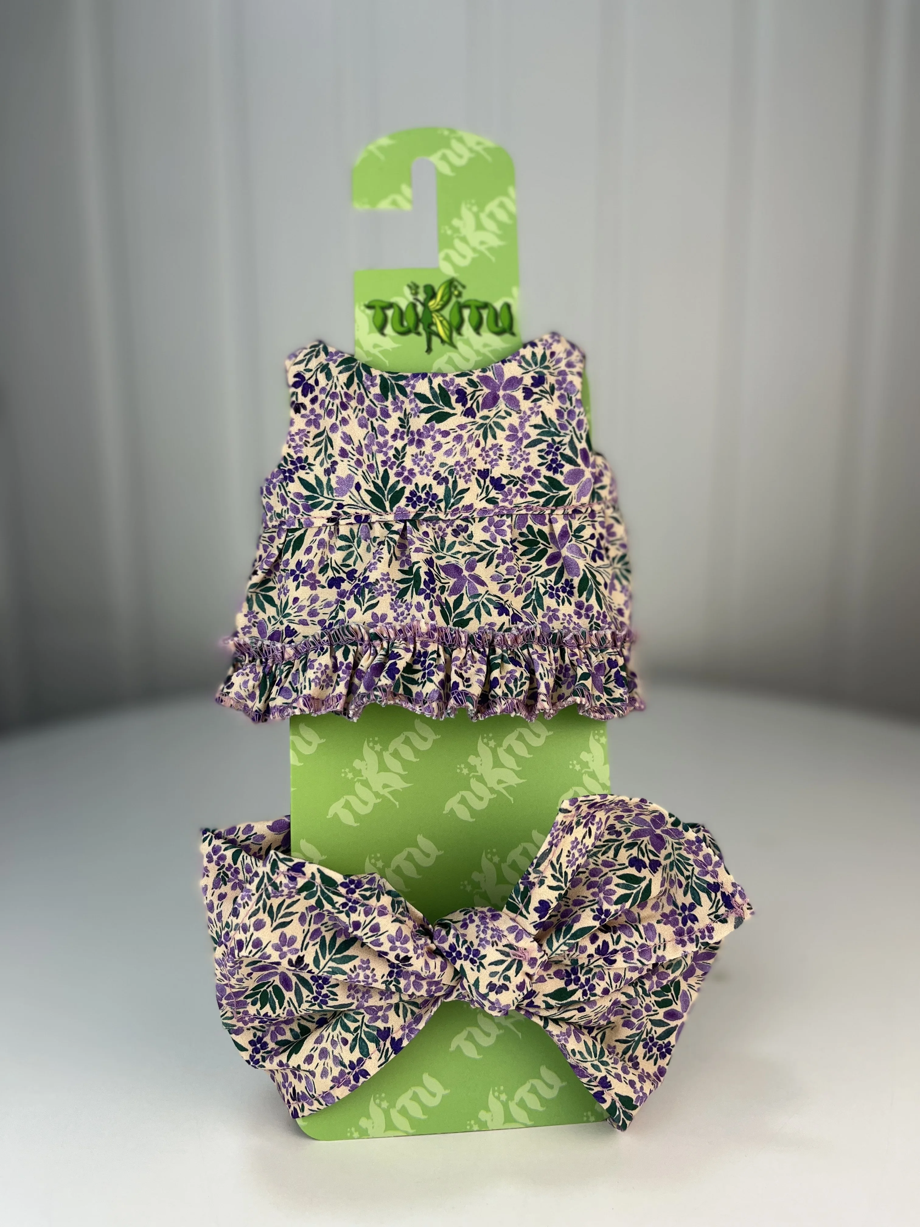 Комплект одежды для кукол и пупсов: Платье 