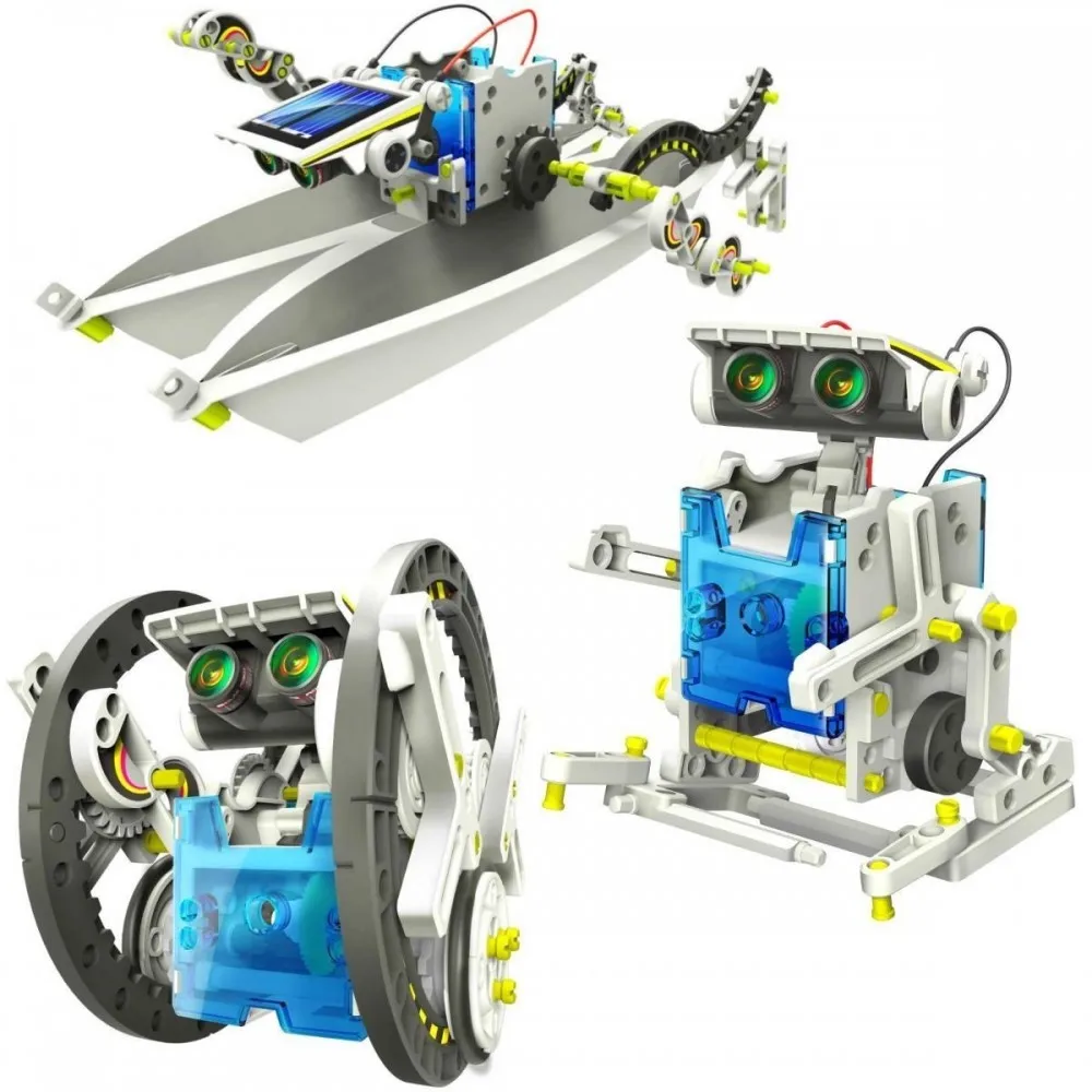Solar robot 14 in1 Робот интерактивный на солнечной батарее конструктор детям |