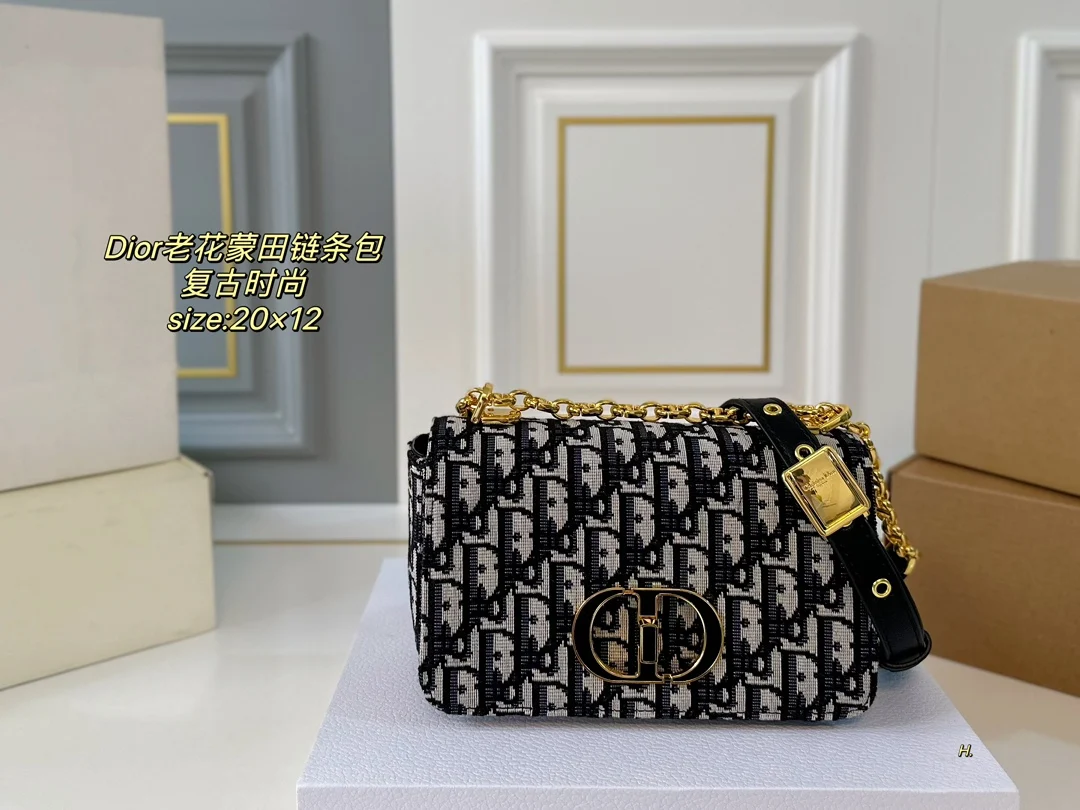 Сумки на плечо Dior Женская новая сумка высокое качество через Кожаная мода