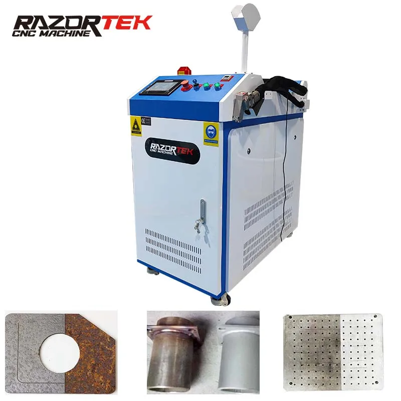 

CW laser cleaning machine 1000W 1500W 2000W portable laser rust old paint hand held fiber laser cleaning machine