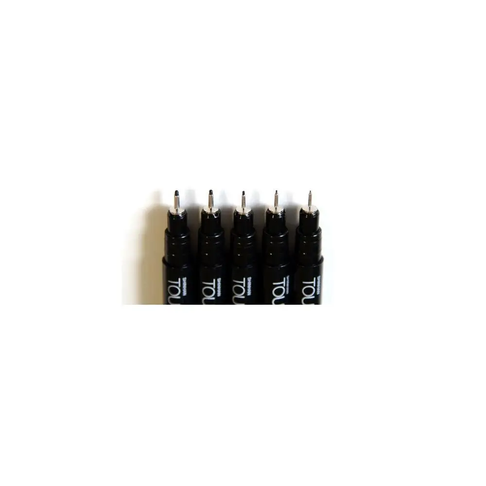 5 PCs touch liner lens set (black 0.05mm-0.8mm) |
