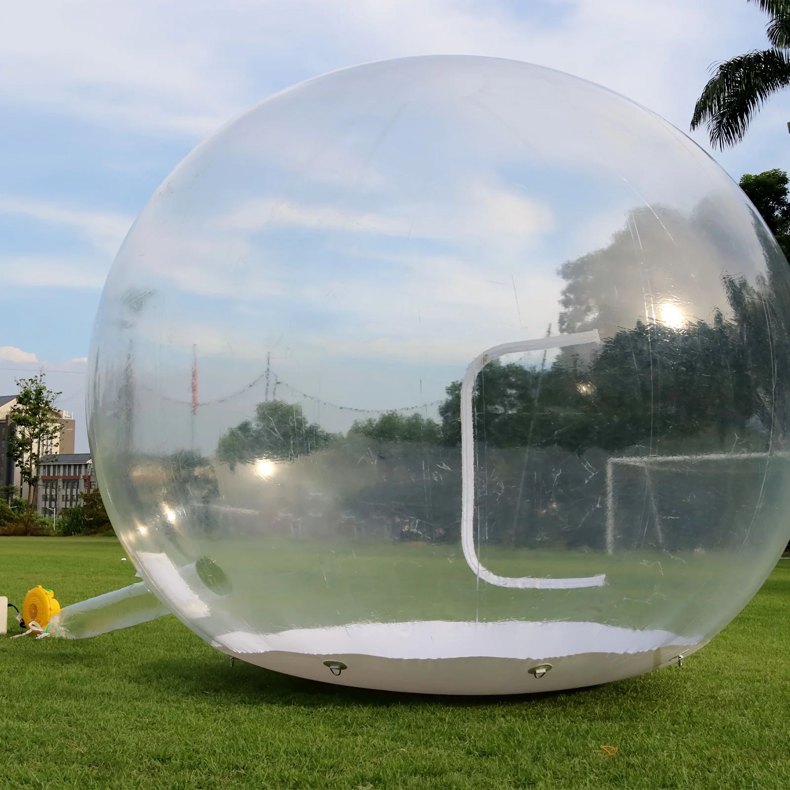 Уличная надувная пузырьковая палатка Igloo 10 футов гигантский надувной снежный шар