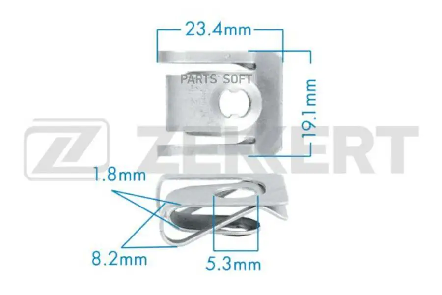 ZEKKERT BE-2446 Зажим BMW  VAG (миним