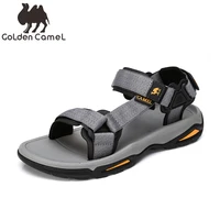 goldencamel men casual sandals lightweight beach mens sandals men shoes decompression footbed flats shoes for men summer 2022