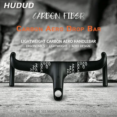 Фото Руль HUDUD HB07 Carbon Aero цельный, аэродинамический |   T800 |   Вылет 20 мм, опускание 15 мм, угол наклона -7° °   Угол наклона стебля | Рич-шифт 74, дроп 110 мм |   325G №1