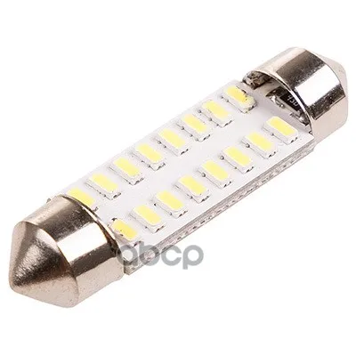 Автолампа Диод T11 (C5w) 12v 16 Smd Диодов 1-Конт 39мм Белая Skyway Салон, Номер Skyway арт. S08201378