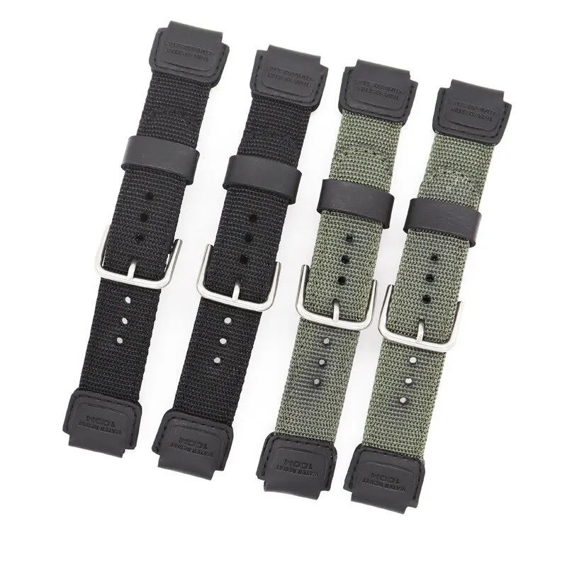 

Nylon Watch Band Bracelet for Casio AE1200 SGW400H Strap SGW300 AQW110 AQ-S810 W735H W-S200H AE1000W AEQ-110W Replacement Belt