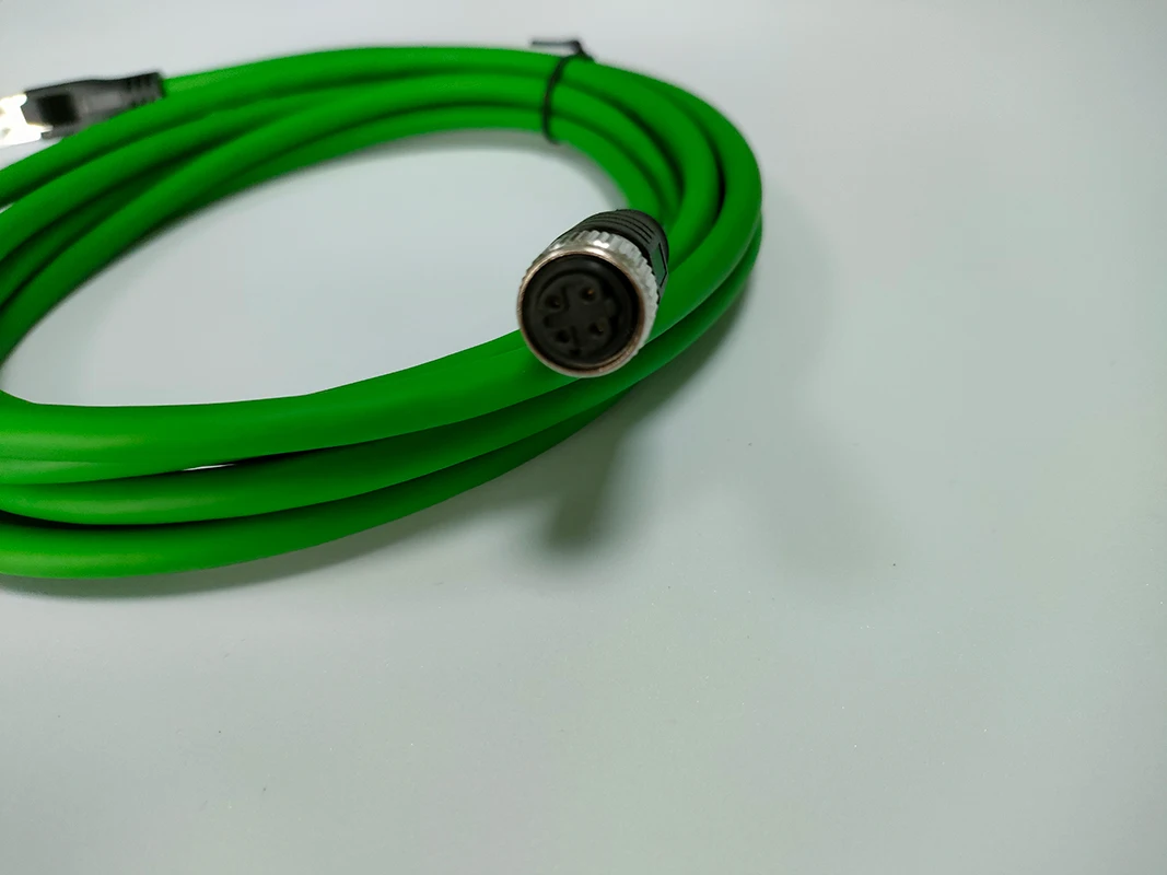 

Asenbo Profinet Cable M12 Famale to RJ45 Male D Code Wire 5 Million Towline Times 4 Pin 4 * 22Awg CAT5e for Industrial Equipment