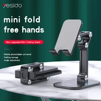yesido foldable tablet mobile phone desktop holder adjustable desk bracket smartphone stand for iphone 12 11 pro xiaomi huawei