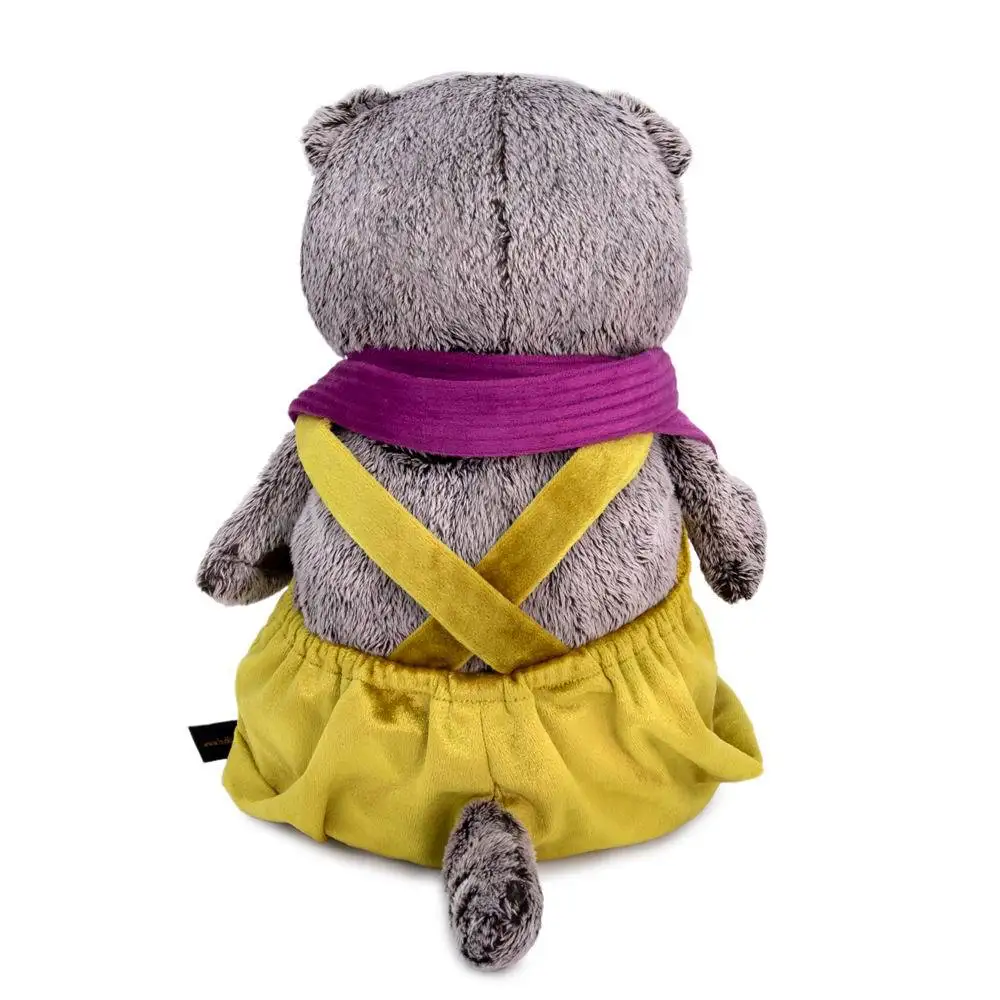Мягкая игрушка BUDI BASA Кот Басик в бархатном комбинезоне 22 см Ks22-209 - купить по