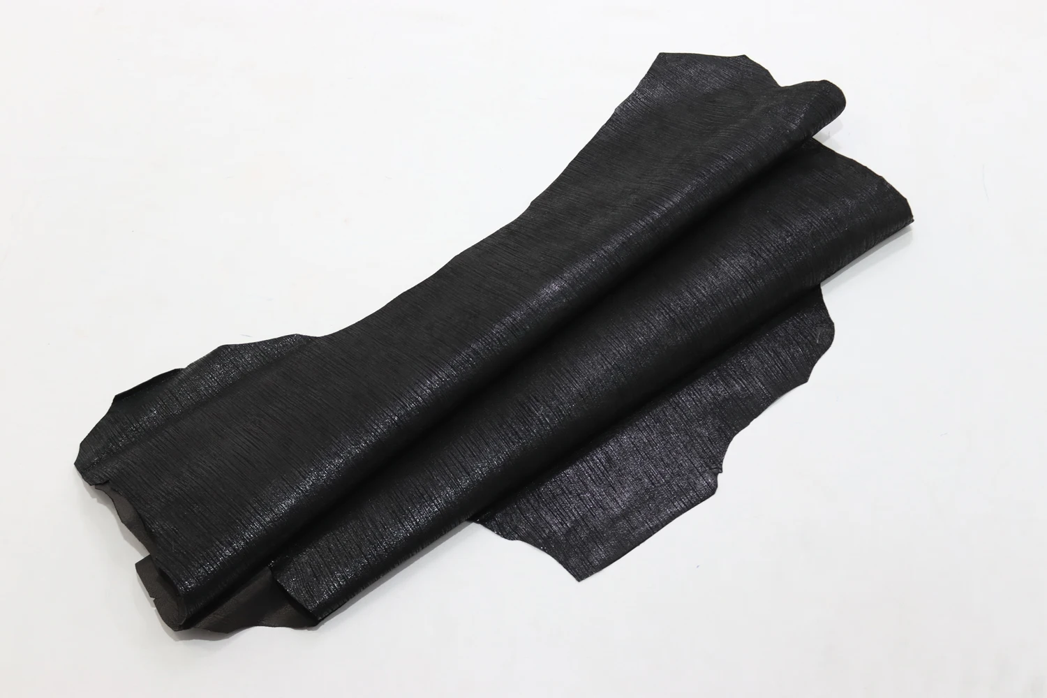 

Real Goat Skin Suede Black Patterned 0.7 Mm Tanned Leather Ready Pieces Craft Products Wallet Bag Clothes Card Holder