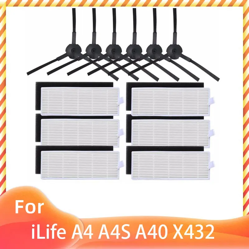 

Фильтр с боковой щеткой для iLife A4 A4S A40