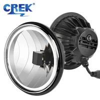 CREK 12V 24V 5 Inch Round Driving Extra Work Light Offroad Roof Replacement LED Work Light for Car Truck 4x4 4WD Hummer Jeep SUV