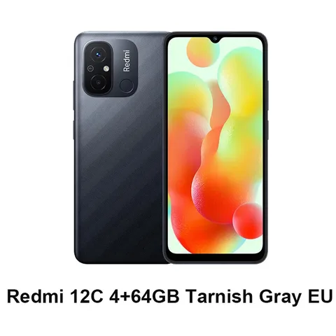 Мобильный телефон Xiaomi Redmi 12C, MediaTek Helio G85, 6,71 дюйма, точечный дисплей, 5000 мАч, аккумулятор, основная камера 50 МП, быстрая зарядка, телефон