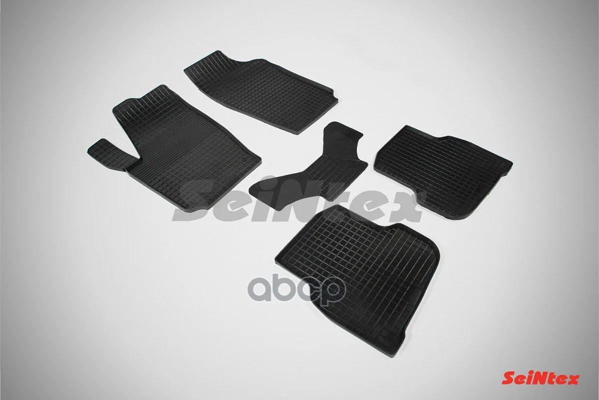 Коврики Салона Резиновые Сетка Volkswagen Polo Седан (2010-2016) Seintex арт. 83397