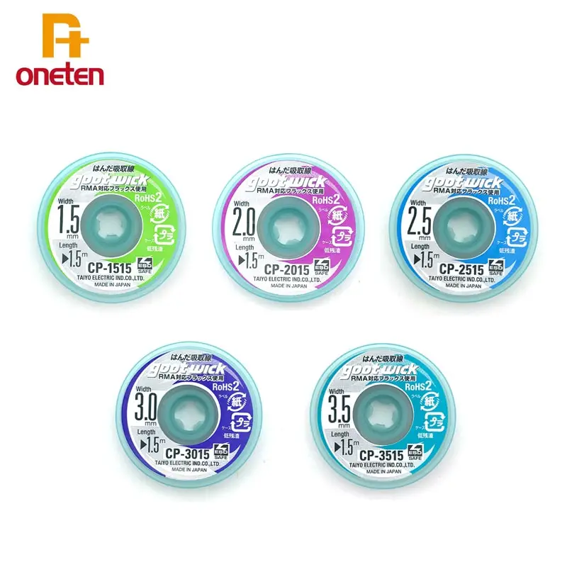 

1pcs Soldering Wick Accessory Goot Wick Braided Copper Wire Desoldering Wick BGA Solder Remover CP1515 CP2015 CP2515 CP3515