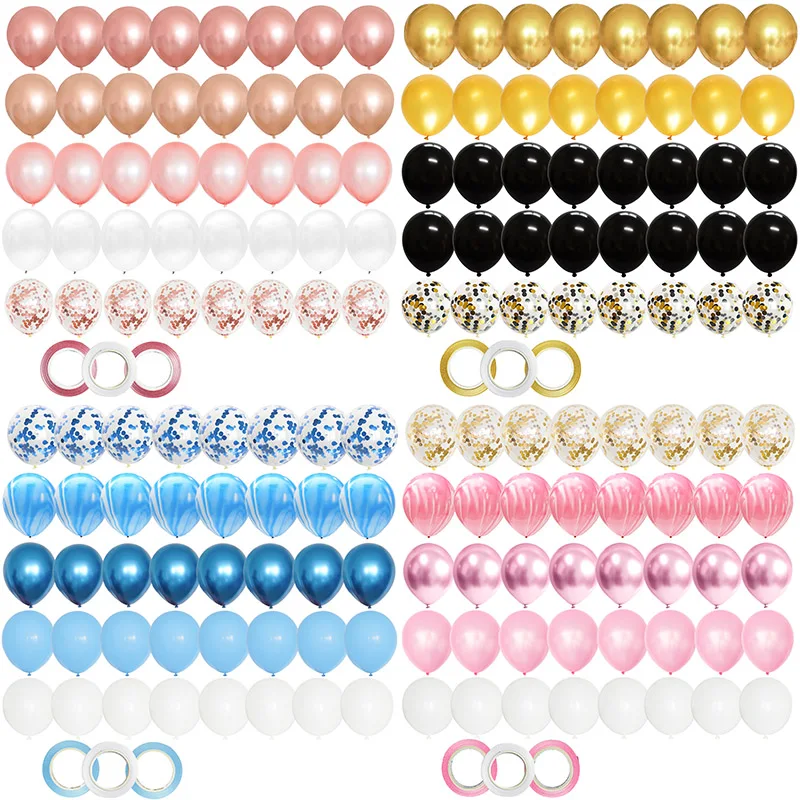 40 шт. 12 дюймов латексные шары конфетти воздушный шар украшение для дня рождения
