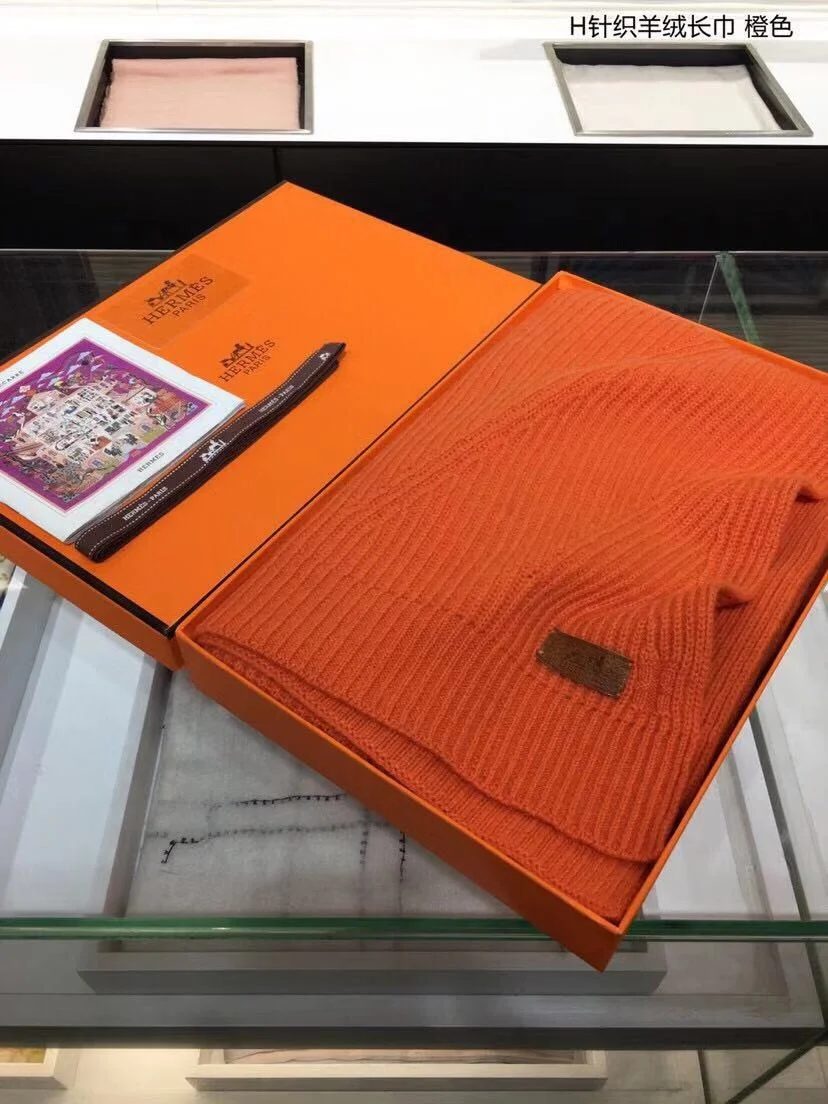 Hermes Style Copy1:1 Новая НейтральНая Простая Вязаная Кашемировая Качественная Удобная