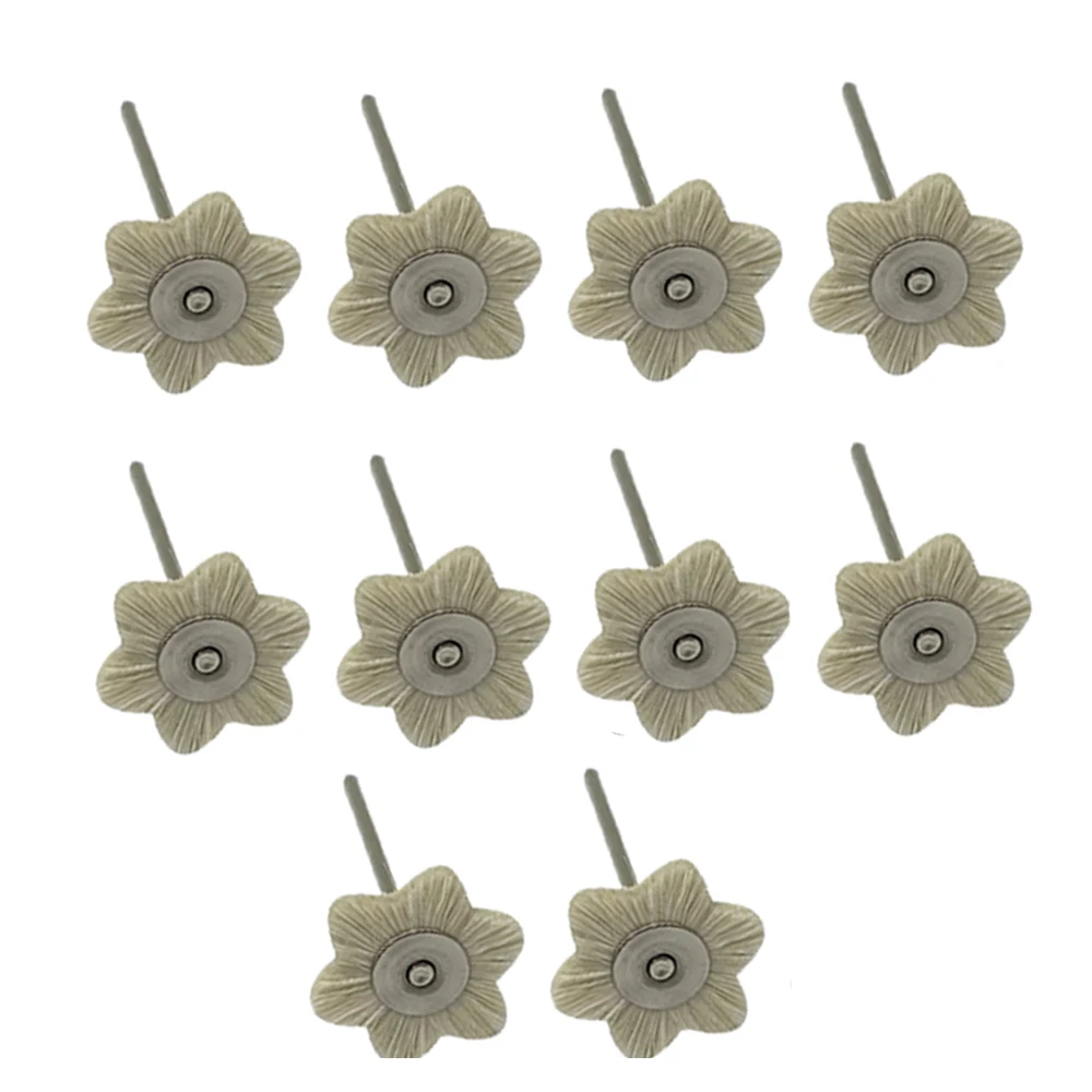 

Аксессуары Dremel, 10 шт., шестигранная восьмиугольная щетка, ювелирное колесо для шлифовального станка, вращающийся инструмент для мини-дрели, полировки