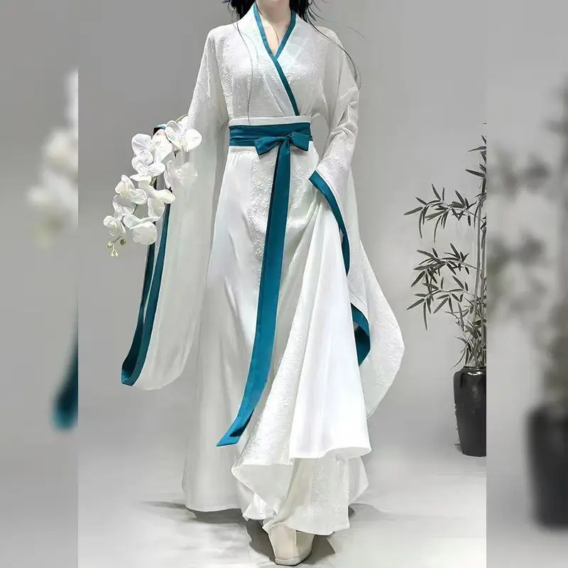 Фото Женское платье Hanfu, Женский костюм для костюмированной вечеринки на Хэллоуин №1