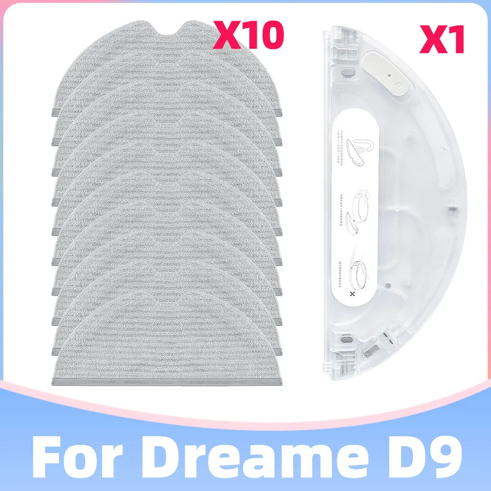 

Water Tank Mop Cloths Rag For Xiaomi Dreame L10 / L10 Pro / D9 / D9 Pro / D9 Max Vacuum Cleaner Spare Part Replacement Accessory