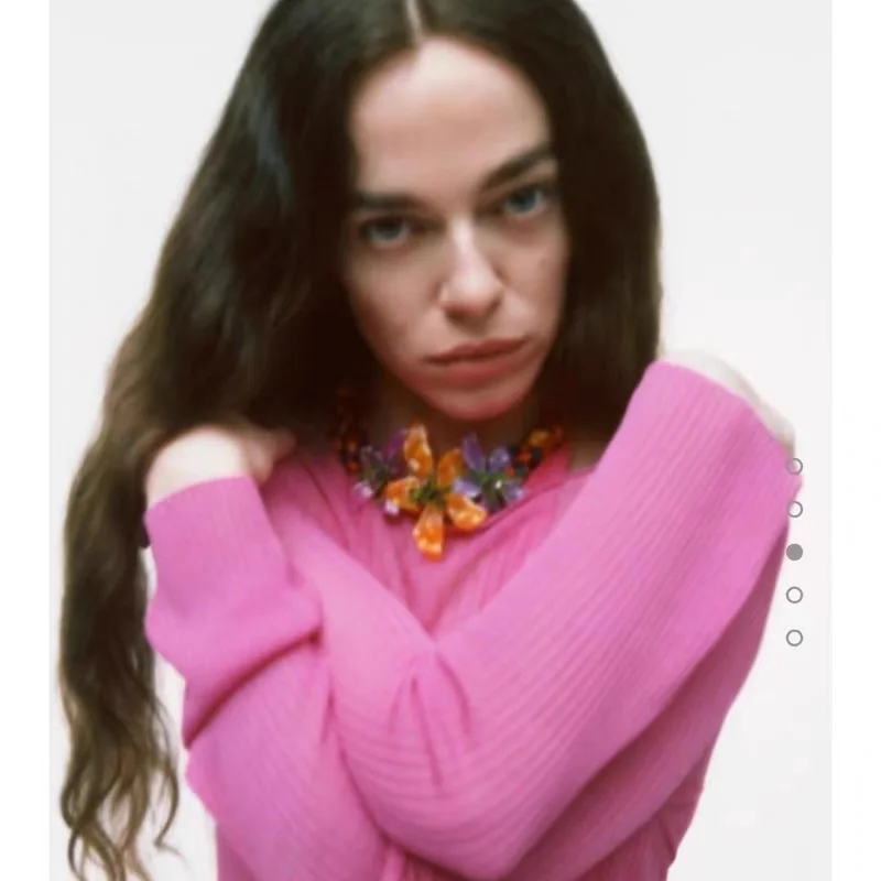 

2022 Bobo New Hand Woven Resin Flower Choker Necklace for Woman