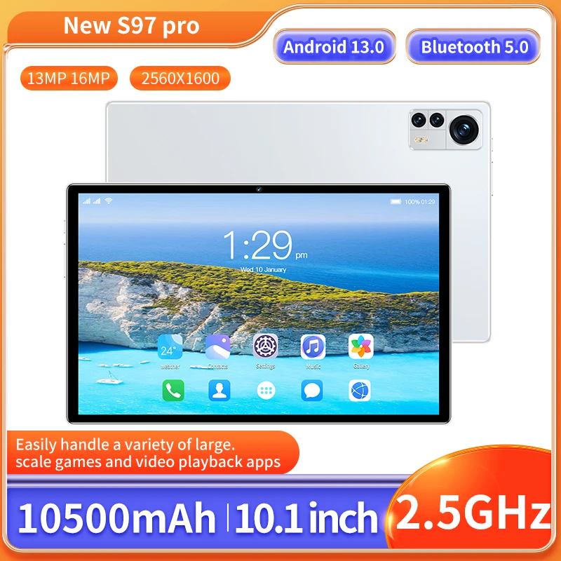 

2023 Global Android 13.0 Tablet version 10.36 inch New Tablet 10 Core Android 16GB 1TB Network Tablet Wifi 10500 mAh